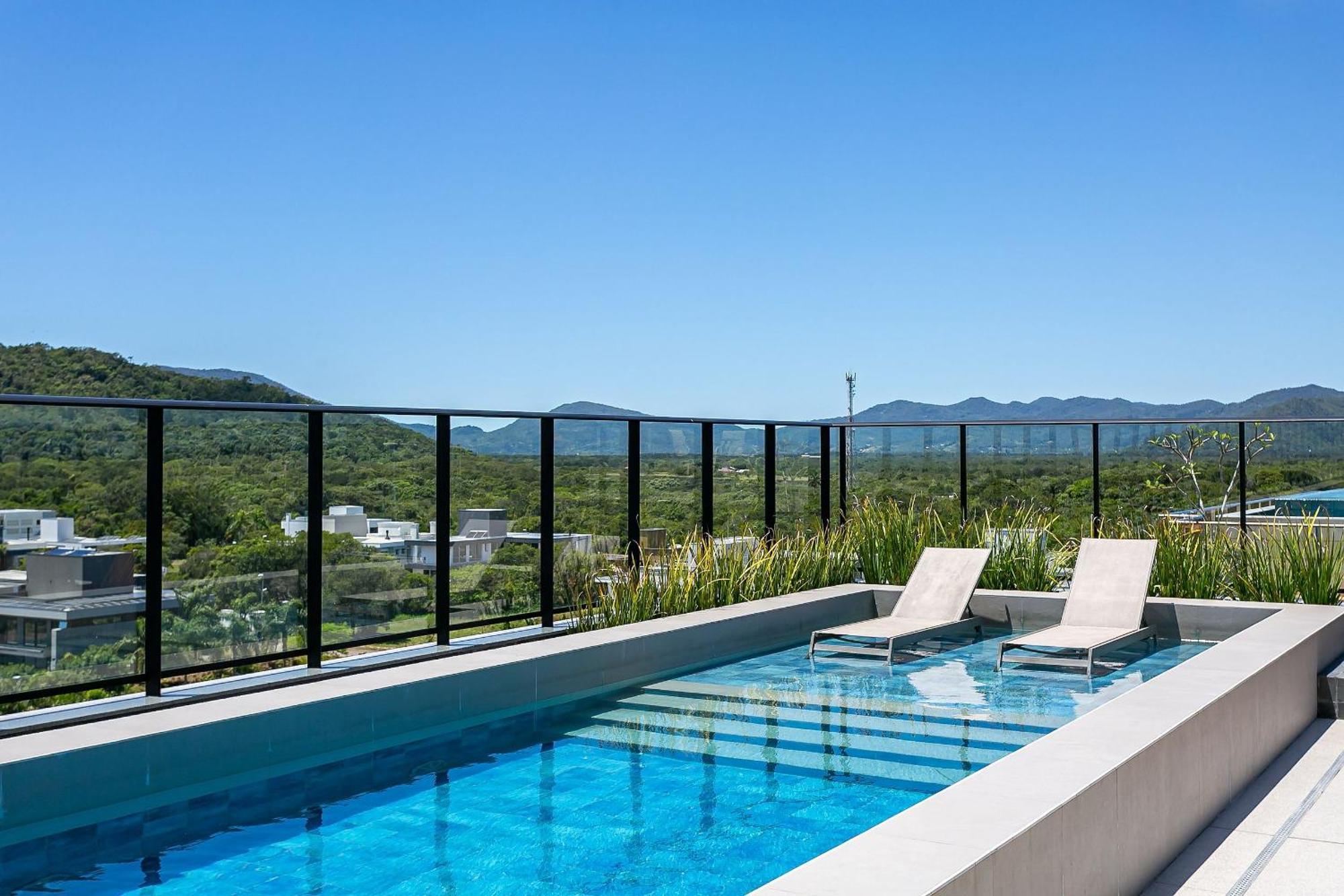 Wi-Fi 300Mb | Rooftop Com Piscina Em Jurere #Ja15 Флорианополис Экстерьер фото