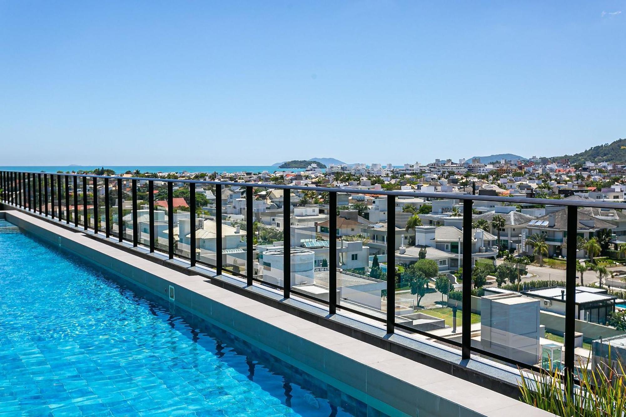 Wi-Fi 300Mb | Rooftop Com Piscina Em Jurere #Ja15 Флорианополис Экстерьер фото